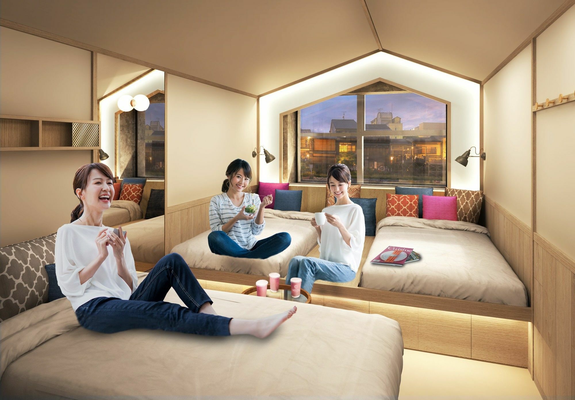 Cafetel Kyoto Sanjo For Ladies מראה חיצוני תמונה